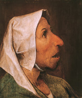 Pieter I Bruegel l’Ancien, Tête de vieille paysanne