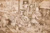 Pieter Bruegel d.Ä., Der Alchemist