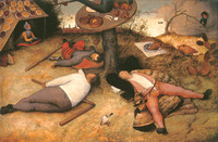 Pieter Bruegel d.Ä., Das Schlaraffenland