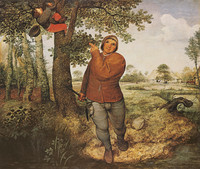 Pieter Bruegel d.Ä., Der Vogeldieb (Nestausnehmer)