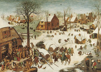 Pieter I Bruegel l’Ancien,  Le Dénombrement de Bethléem