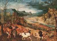 Pieter I Bruegel l’Ancien, La Rentrée des troupeaux