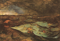 Pieter I Bruegel l’Ancien, ou Joos de Momper le Jeune, La Tempête