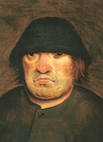 Pieter Bruegel d.J., Kopf eines Bauern