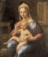 Vierge à l’Enfant, dite Vierge Hertz, (avec la participation de Giulio Pippi, dit Giulio Romano)