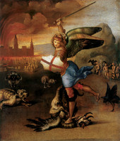 Saint Michael and the Demon, known as The Small Saint Michael