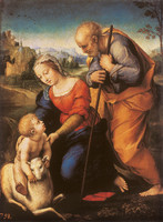 The Holy Family with the Lamb