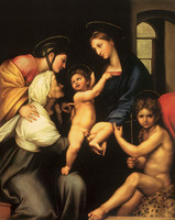 La Vierge à l’Enfant, saint Jean et deux saints, dite Madonna dell’Impannata