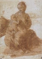 The Madonna Nursing the Child, Seated in the Countryside, known as The Sergardi Madonna