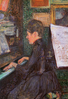 Mademoiselle  Dihau at the Piano