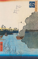 “Scattered Pines” on the Bank of the Tonegawa River, Tonegawa barabara matsu