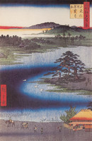 The “Kesakakematsu Pine” by the Senzoku-no ike Pond, Senzoku-no ike Kesakakematsu