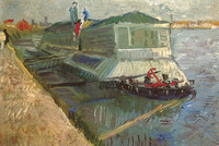 A Barge near Asnières, Paris