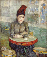 Agostina Segatori Sitting in the Cafe Tambourin, Paris