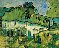 Farmhouse with Two Figures, Auvers-sur-Oise