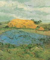 Haystacks on a Rainy Day, Auvers-sur-Oise