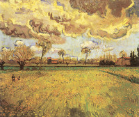 Landscape with Stormy Sky, Arles