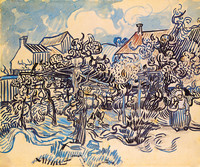 Old Vineyard with Peasant Woman, Auvers-sur-Oise