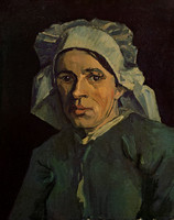 Peasant Woman with a White Bonnet, Nuenen