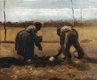 Peasants Planting Potatoes, Nuenen