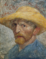 Self-Portrait in Straw Hat, Paris