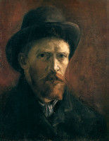 Self-Portrait with Felt Hat, Paris