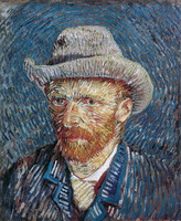 Self-Portrait with Felt Hat, Paris