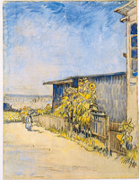 Shed with Sunflowers, Paris