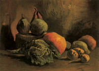 Still Life with Vegetables and Fruit, Nuenen