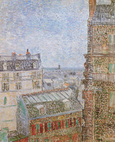 View from Vincent’s Window (Lepic Street), Paris