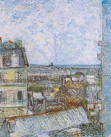 View of Paris from Vincent’s Bedroom (Lepic Street), Paris